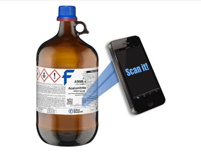 Fisher Chemical HPLC Grade Water / Su 2,5 L Amber Şişe